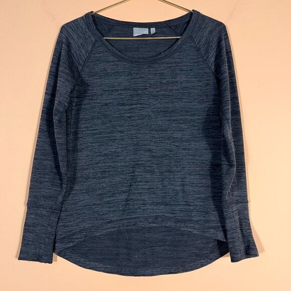 ATHLETA Charcoal Gray Long Sleeve Top - Picture 1 of 7